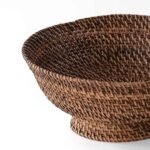 Sumba Rattan Handwoven Bowl-Natural Brown - Image 3