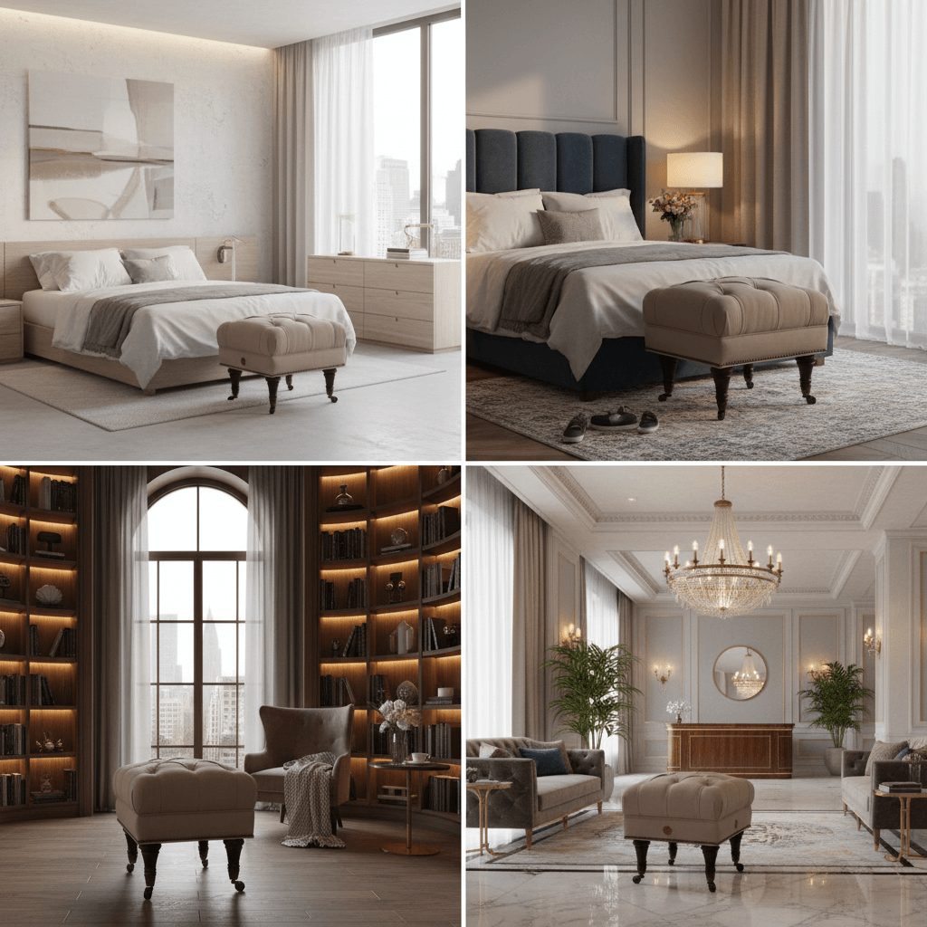 Ryan Upholstered Ottoman Ryan Upholstered Ottoman - Image 1